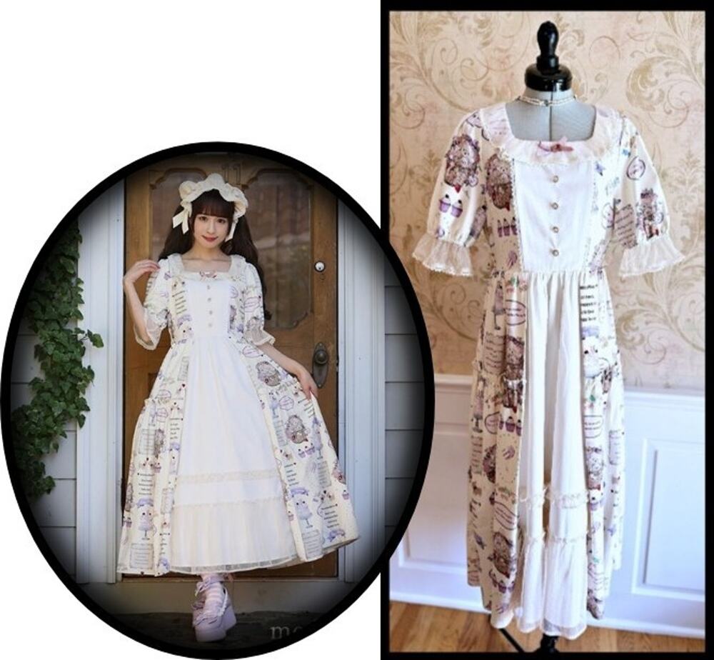 Axes Femme Kawaii 10th Anniversary Dress Size M J Fashion Lolita Sweets Dolly